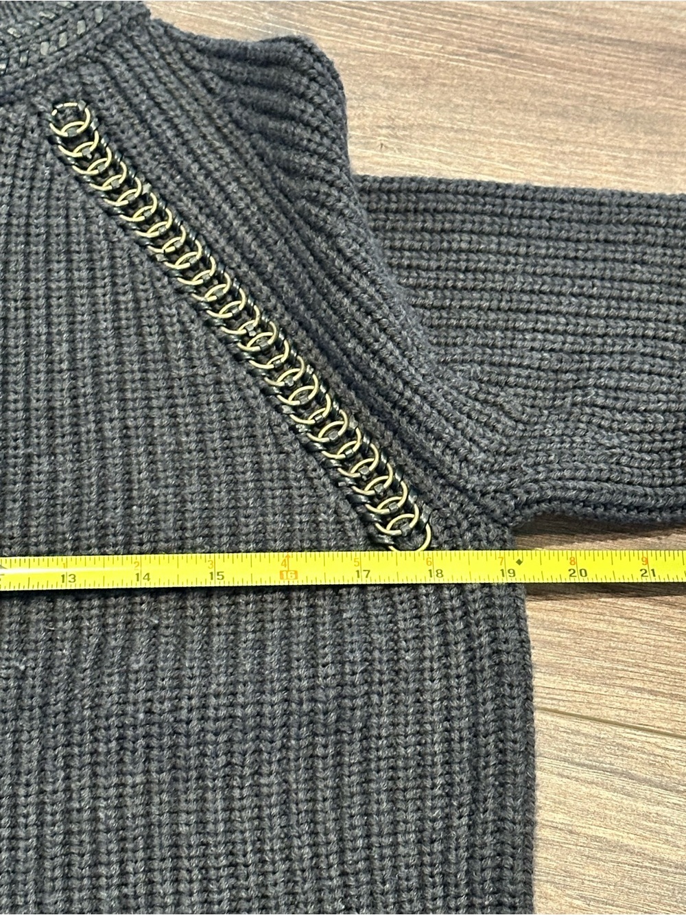 Tory Burch McKenna Ribbed Turtleneck Sweater Dress Size Small - Picture 8 of 10
